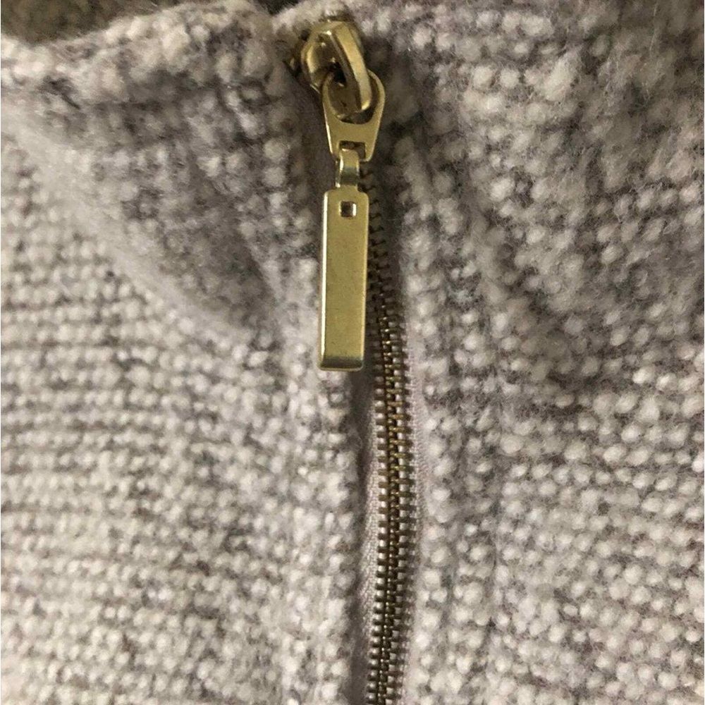 H&M light gray wool pea coat - Picture 5 of 9